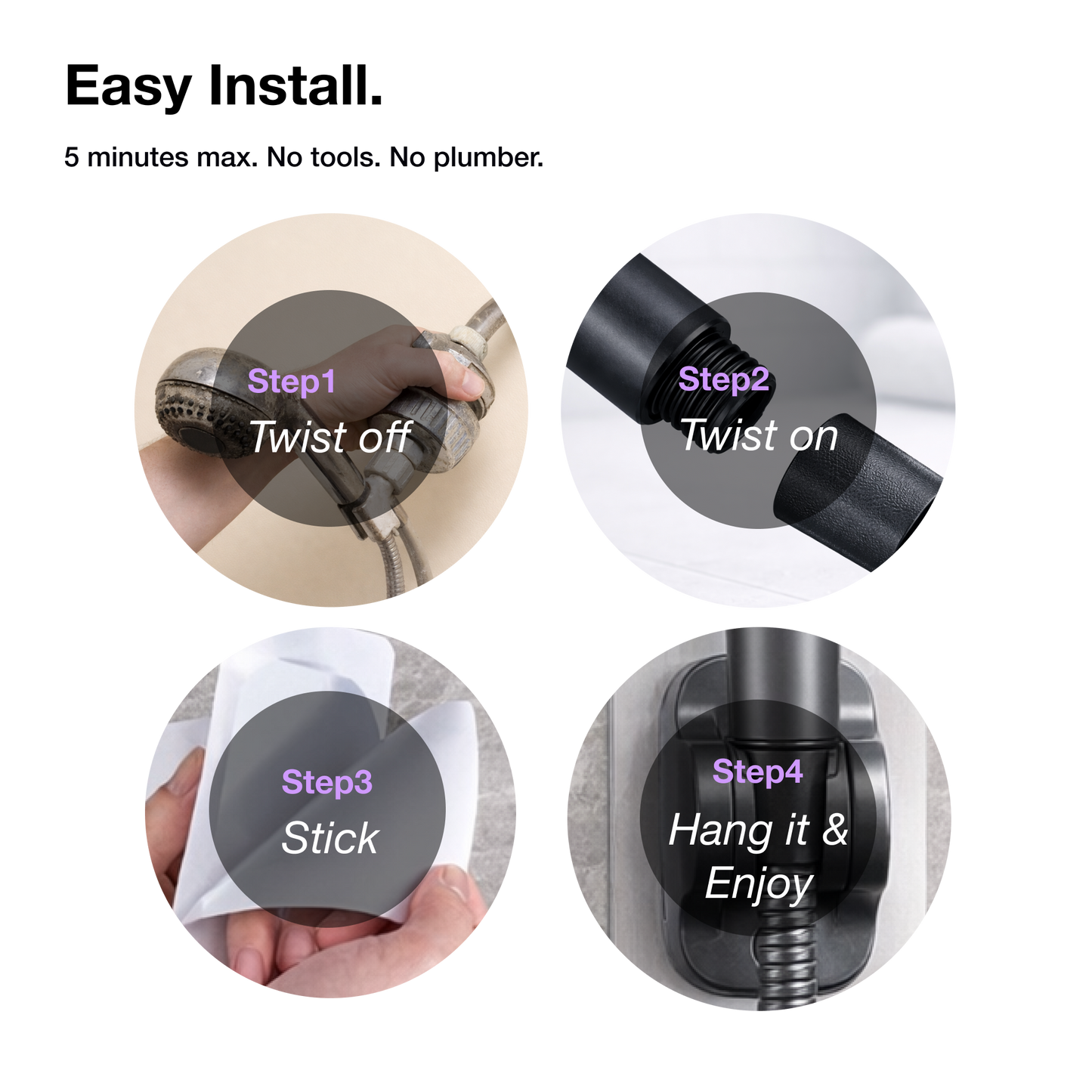 HIGH FLOW FILTERED SHOWERHEAD™