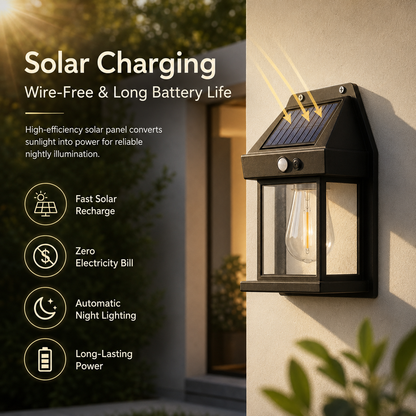 New super bright solar wall lamp
