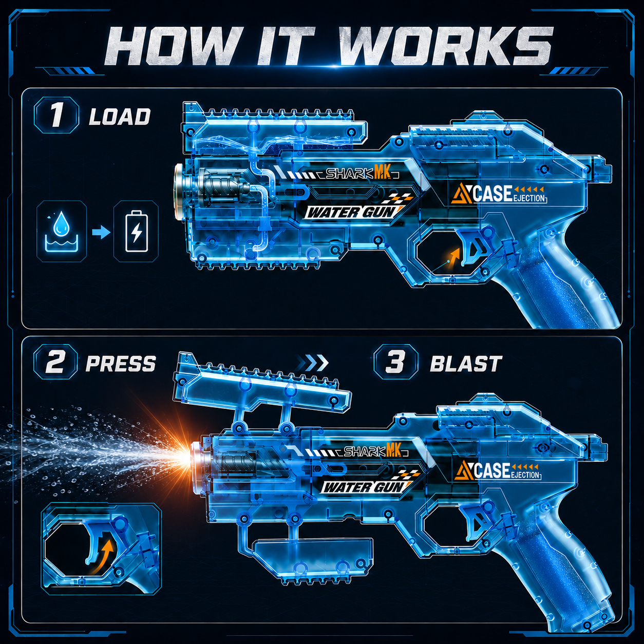 Galaxy Ring Blaster Water Gun