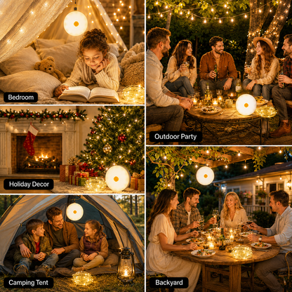 4-in-1 Camping String Light 33ft./10m