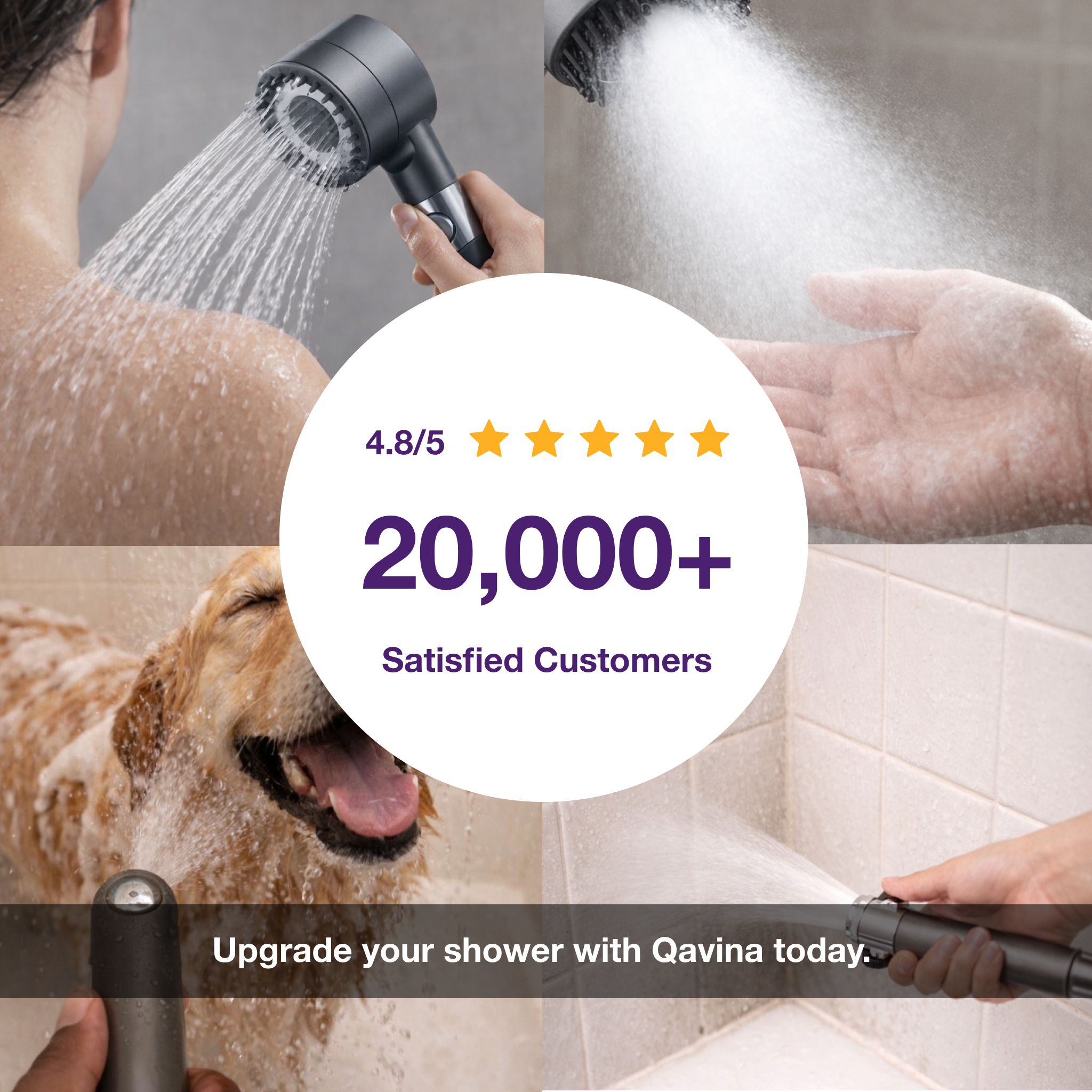 HIGH FLOW FILTERED SHOWERHEAD™